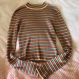Long sleeve stripped shirt